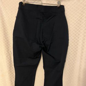 Gap Petite Flat front Side Zip Navy Pants size 10